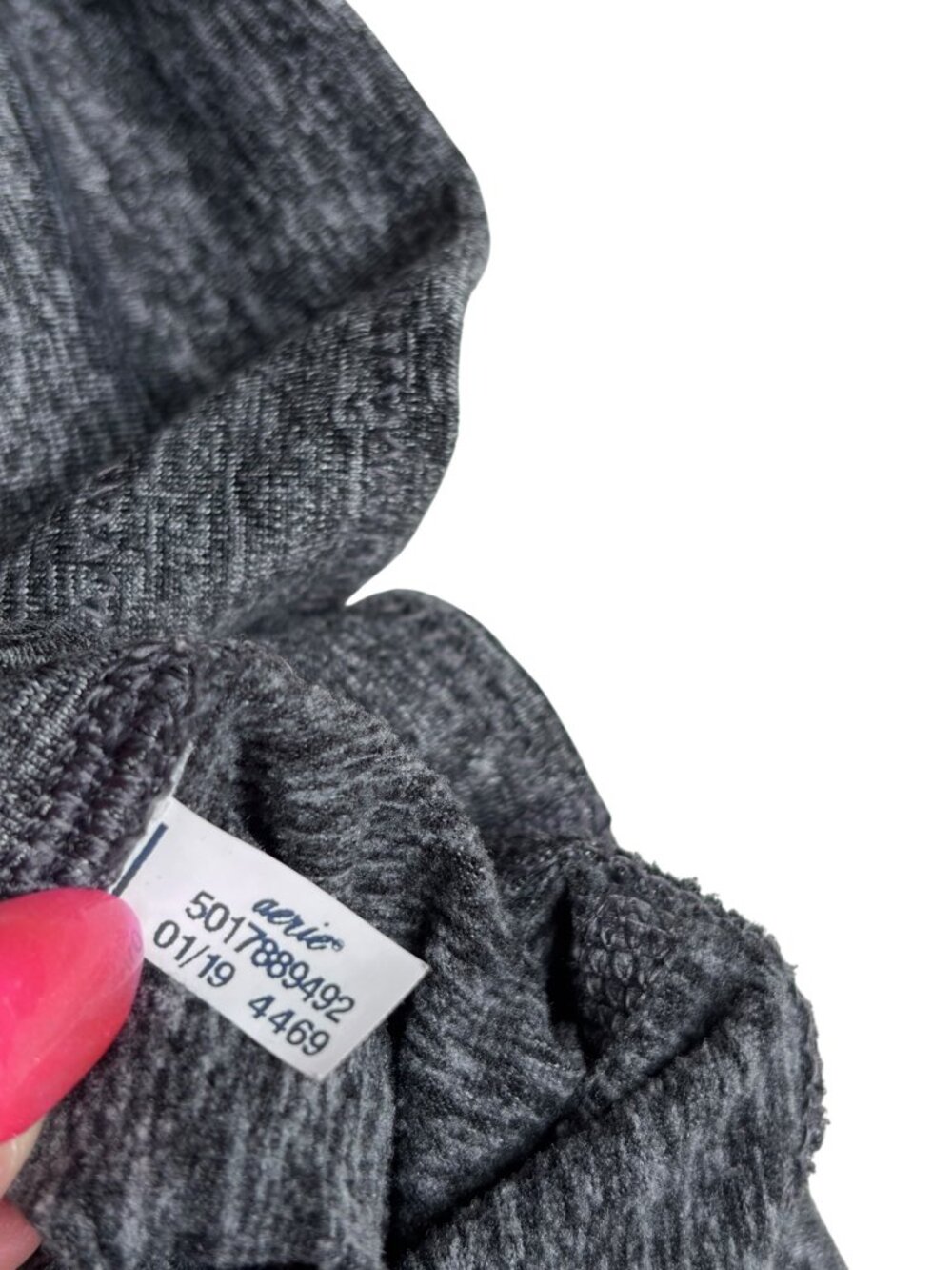 Aerie Side Pocket Leggings (Heathered Grey) - Size XL - Picture 6 of 9